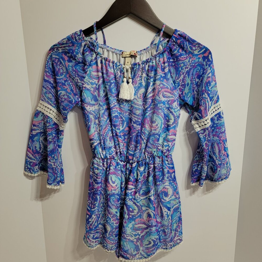 Speechless Girls Floral Boho Romper